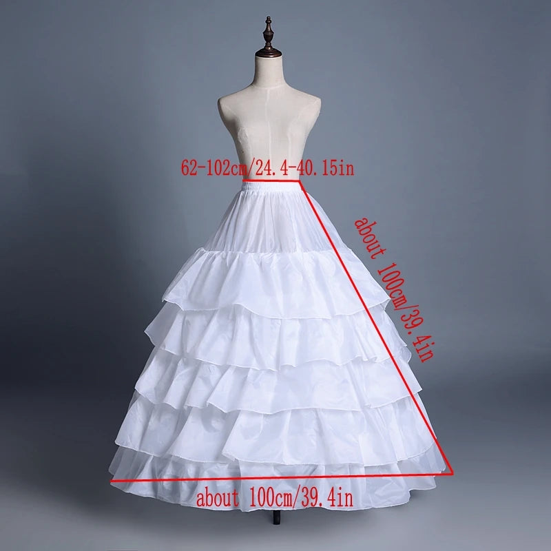 Petticoat Crinoline Slips Hoop Skirt Vintage Underskirt for Gown Dress Many Styles for Bridal Wedding