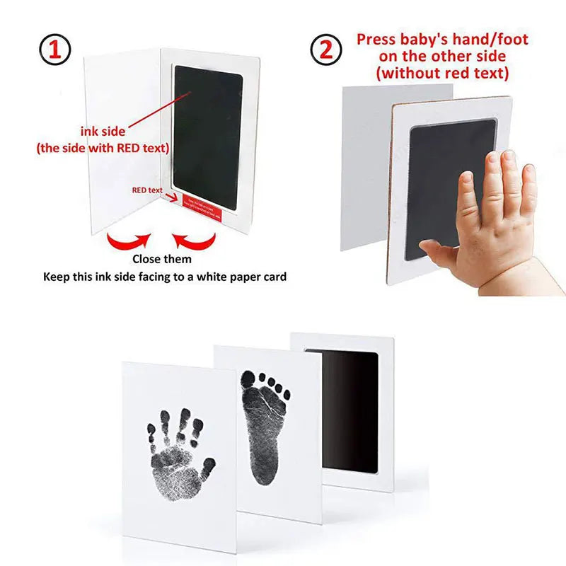 Cat Dog Paw Print Clean Touch Ink Pad Easy DIY Handprint Footprints Ink Pads Pet Dogs Cats Paw Nose Prints Souvenir Gifts