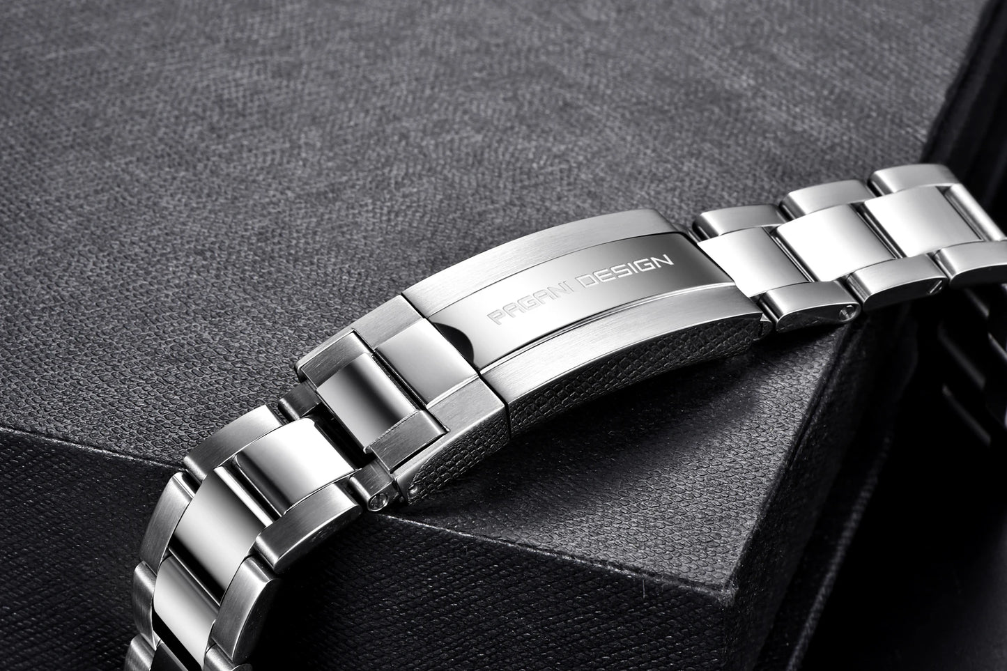 PAGANI DESIGN GMT Watches Men's Luxury Automatic Mechanical Wristwatch Sapphire Glass 40MM Stainless Steel Waterproof Watch