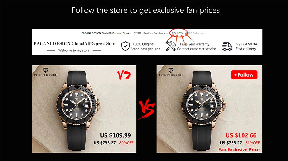 PAGANI DESIGN GMT Watches Men's Luxury Automatic Mechanical Wristwatch Sapphire Glass 40MM Stainless Steel Waterproof Watch