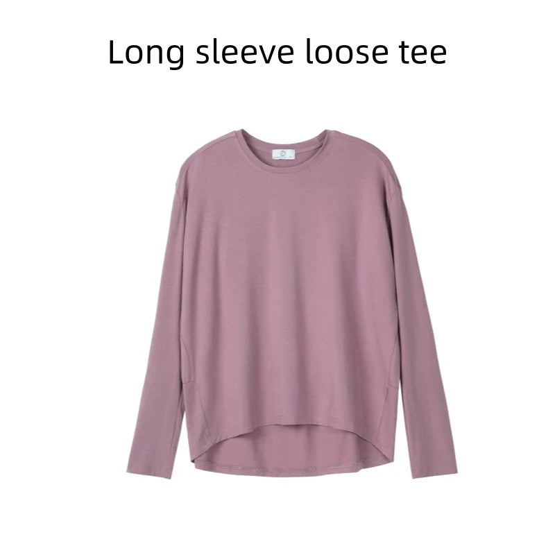 AP 2025 SS loose modal tee with colored denim jeans skirt teen girls women spring summer fashion jeans skirts loose tee