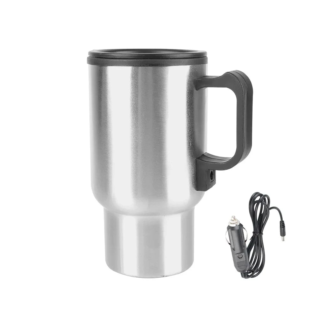 12V 450ml High Quality Car Kettle - Stainless Steel Travel Mug for Coffee/Tea" (85 chars) New Fashion Vehicle