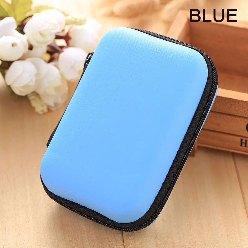 STONEGO Storage Bag Case For Earphone EVA Headphone Container Cable Earbuds Storage Box Stonego Pouch Bag