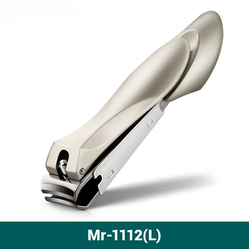 Anti Splash Nail Clippers Stainless Steel Fingernail Cutter Manicure Tools Bionics Design Nail Trimmer