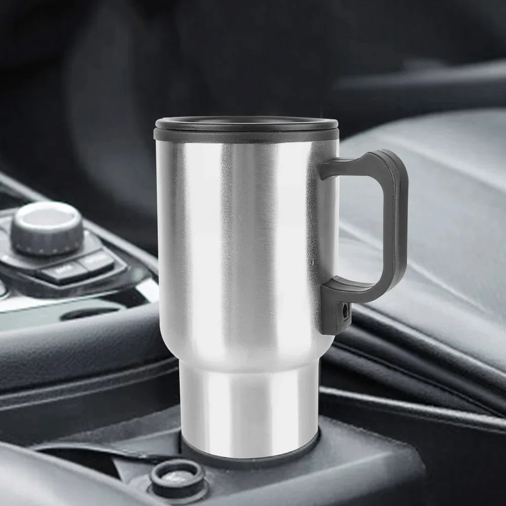 12V 450ml High Quality Car Kettle - Stainless Steel Travel Mug for Coffee/Tea" (85 chars) New Fashion Vehicle