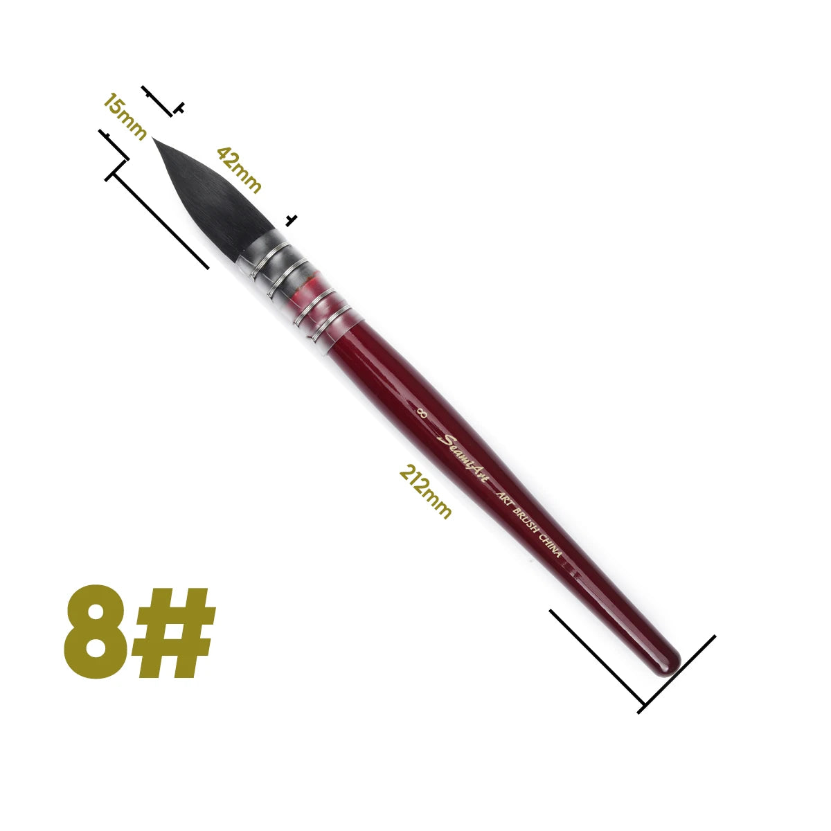1Pcs Artist Hand-Painting Drawing Brushes Professional Watercolor Brush Pen for Water Color Painting Drawing School Art Supplies