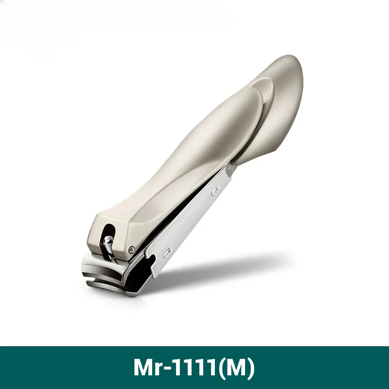Anti Splash Nail Clippers Stainless Steel Fingernail Cutter Manicure Tools Bionics Design Nail Trimmer