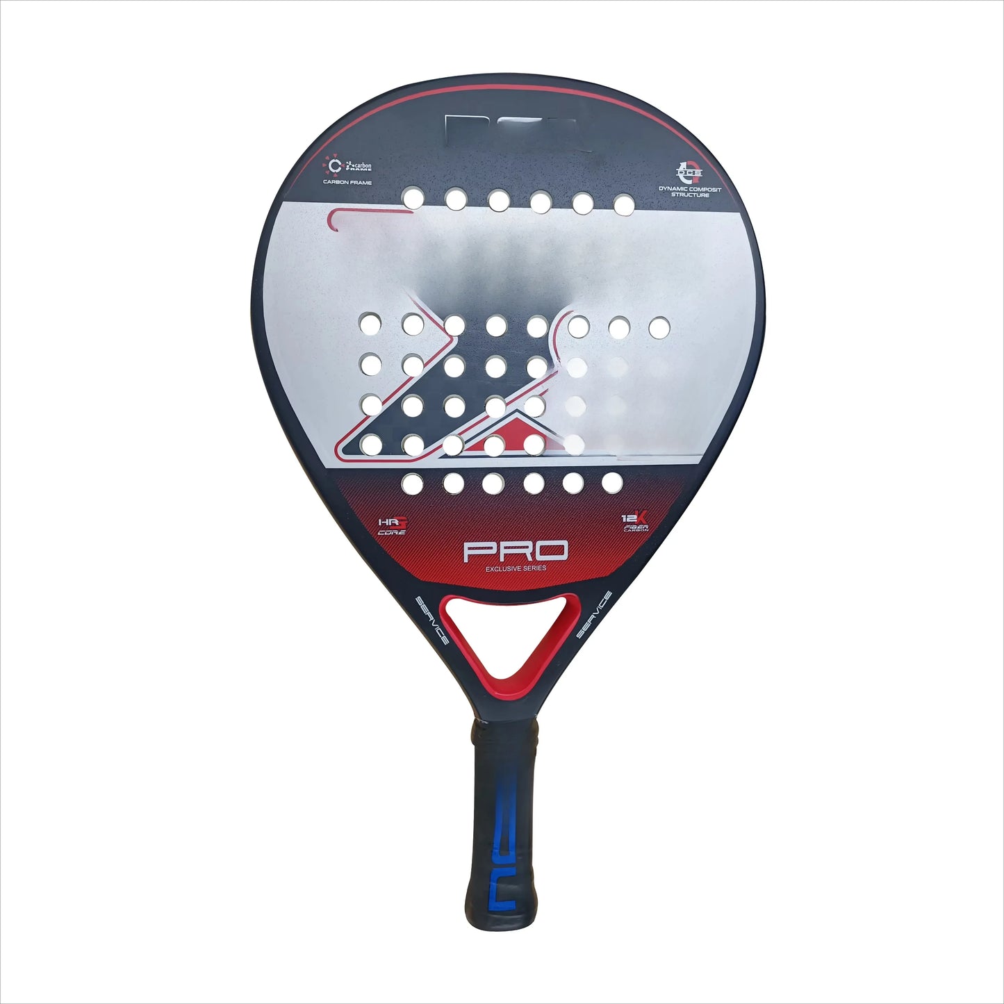 Professional Padel Tennis Racket, Soft Face Carbon Fiber, EVA Memory Paddle, Sports Racquet, Outdoor Equipment for Men and Women