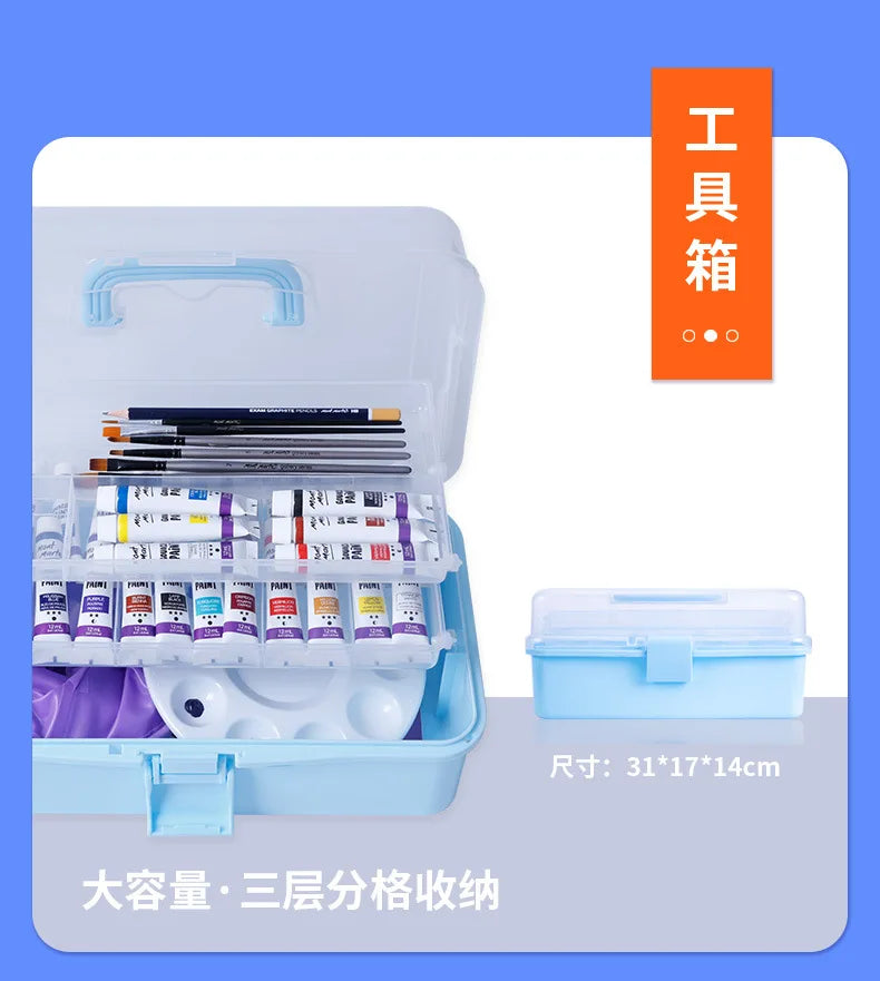 12/24/36 Colors Gouache Paint Set 6ml Tubes - Rich Vivid Colors for Artists, Students, Beginners - Canvas Portrait Paintings