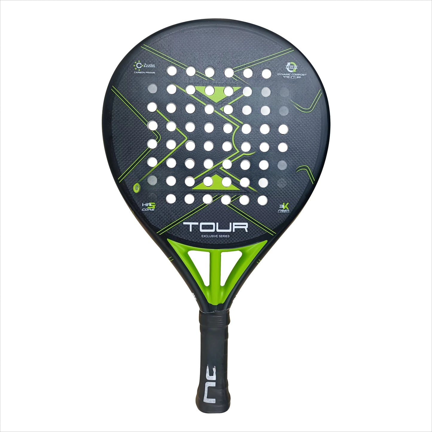 Professional Padel Tennis Racket, Soft Face Carbon Fiber, EVA Memory Paddle, Sports Racquet, Outdoor Equipment for Men and Women