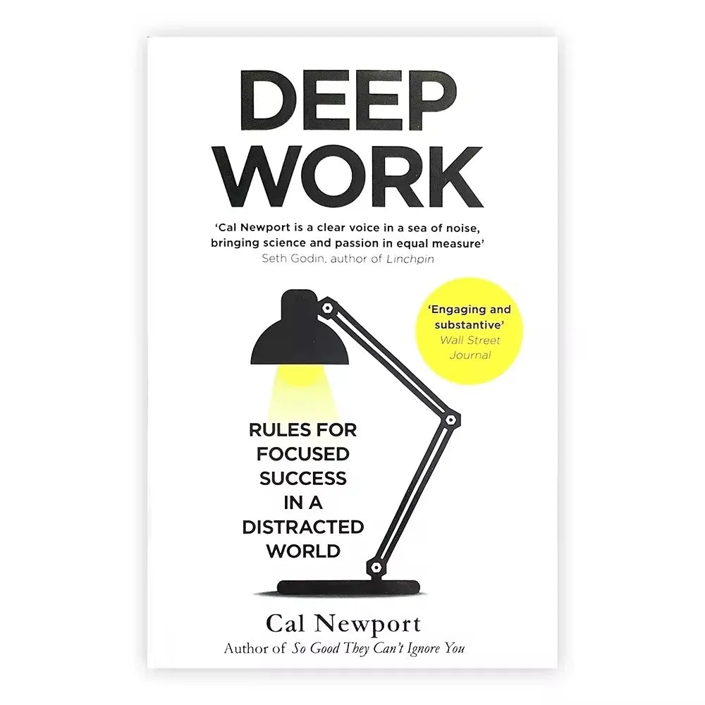 Deep Work English Book By Cal Newport Rules for Focused Success In A Distracted World Leadership & Motivation Books for Adult