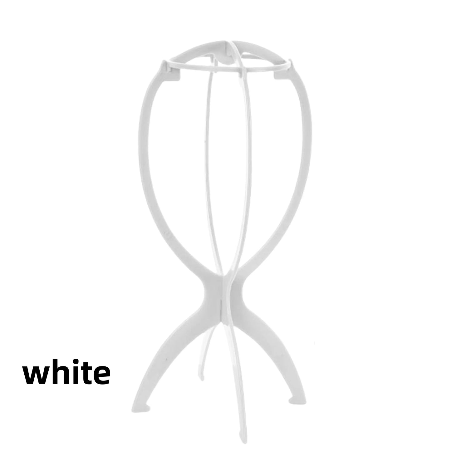 3pcs Stable Wig Stand Collapsible Hairpiece Holder For All Wigs and Hats Display Styling Tool for Haircut Training and Home Use