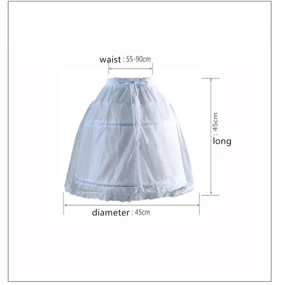 Bridal Wedding Petticoat Underskirt Ball Gown Crinoline Slip Underskirt Bridae Prom Dress Petticoats
