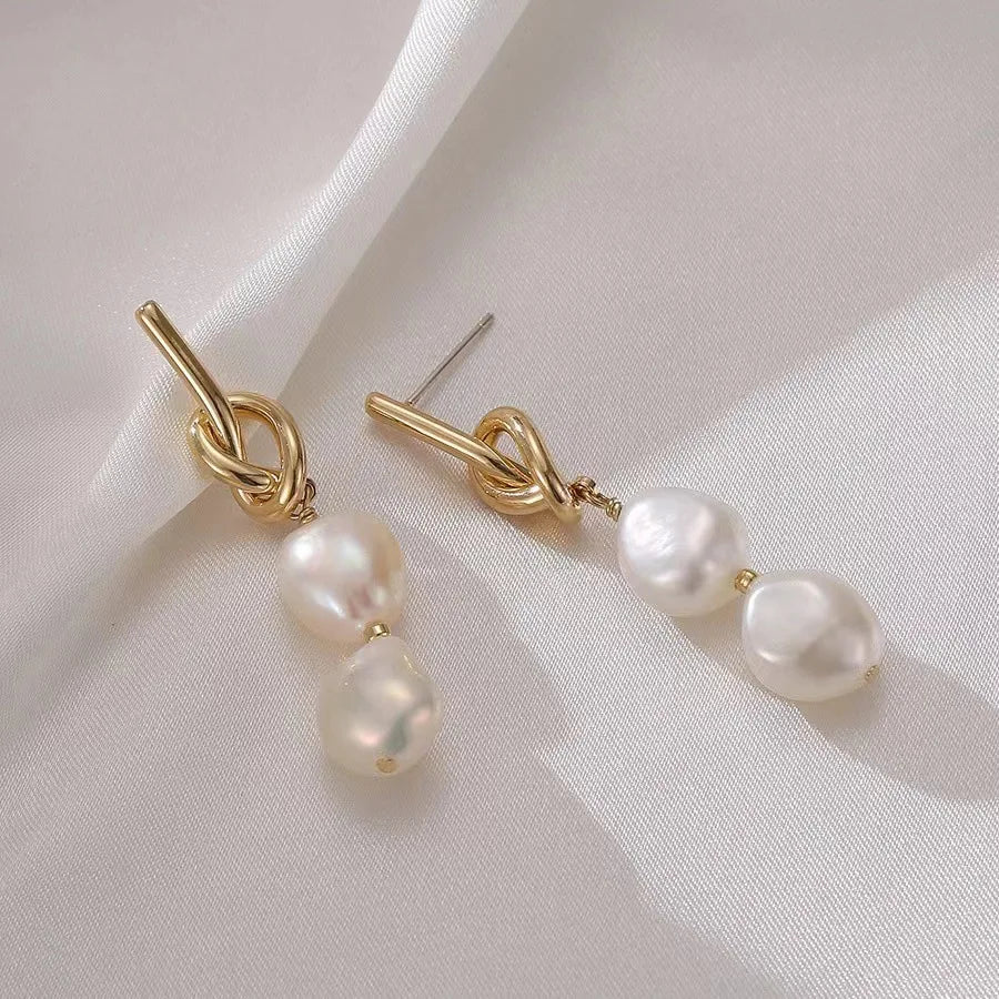 ZAKOL French Imitation Pearl Hoop Earring Small Round Circel Earrings For Women Minimalist Jewelry Elegant Gift