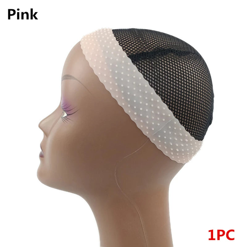1PC Seamless Non Slip Wig Hair Band with Stretchy Nylon Wig Cap for Wig and Sport Yoga