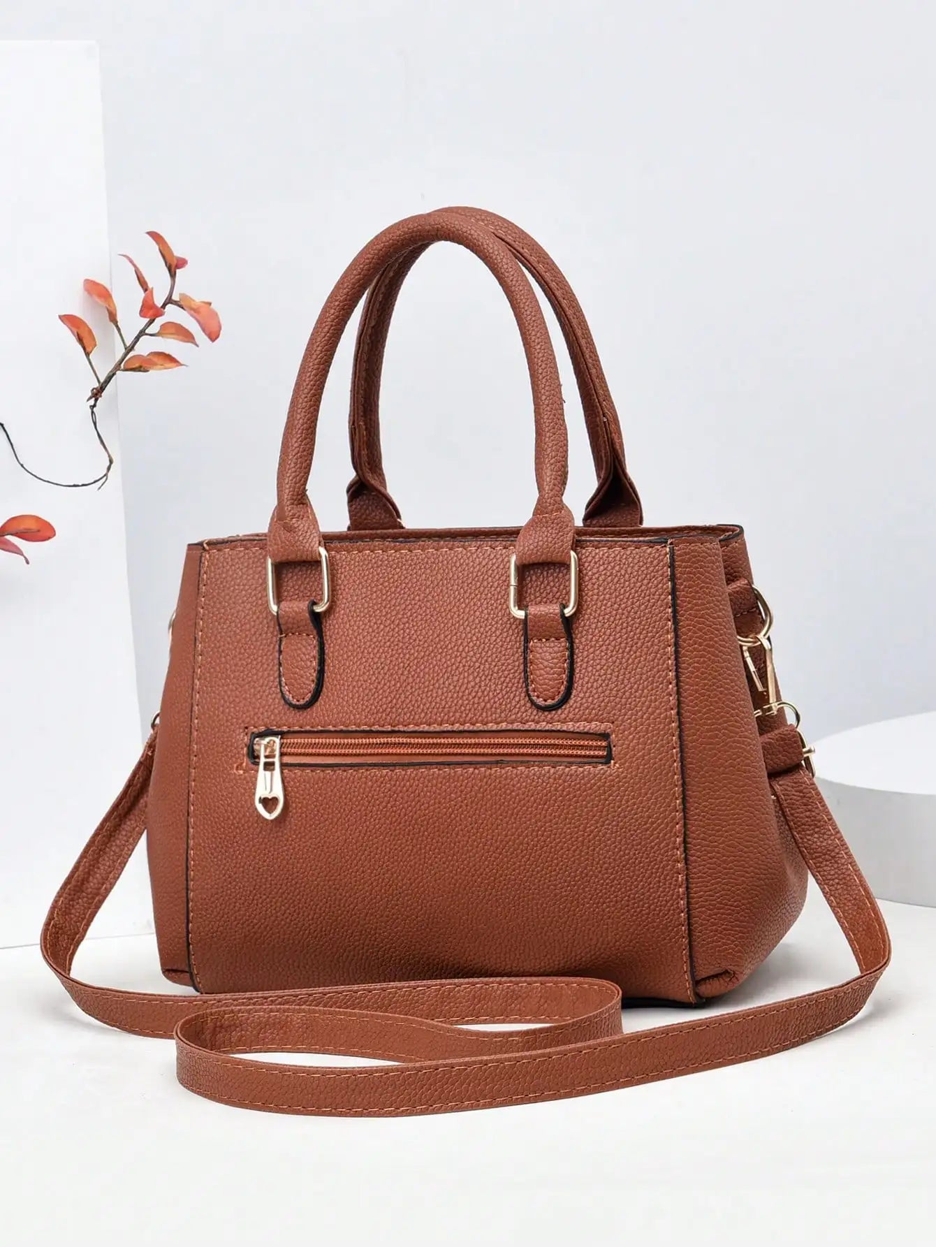 Fashionable and minimalist large capacity embroidered women's crossbody bag, a daily handbag for use