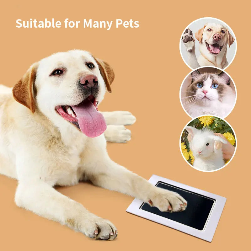 Cat Dog Paw Print Clean Touch Ink Pad Easy DIY Handprint Footprints Ink Pads Pet Dogs Cats Paw Nose Prints Souvenir Gifts
