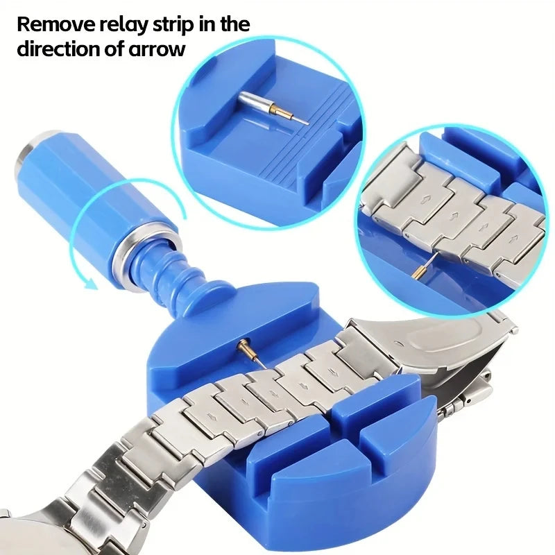 Watch Repair Kit 147 Piece Set Watch Repair Home Tool Set Convenience Brand Clock Tool