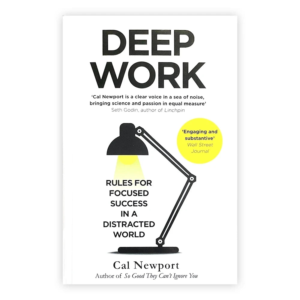 Deep Work English Book By Cal Newport Rules for Focused Success In A Distracted World Leadership & Motivation Books for Adult