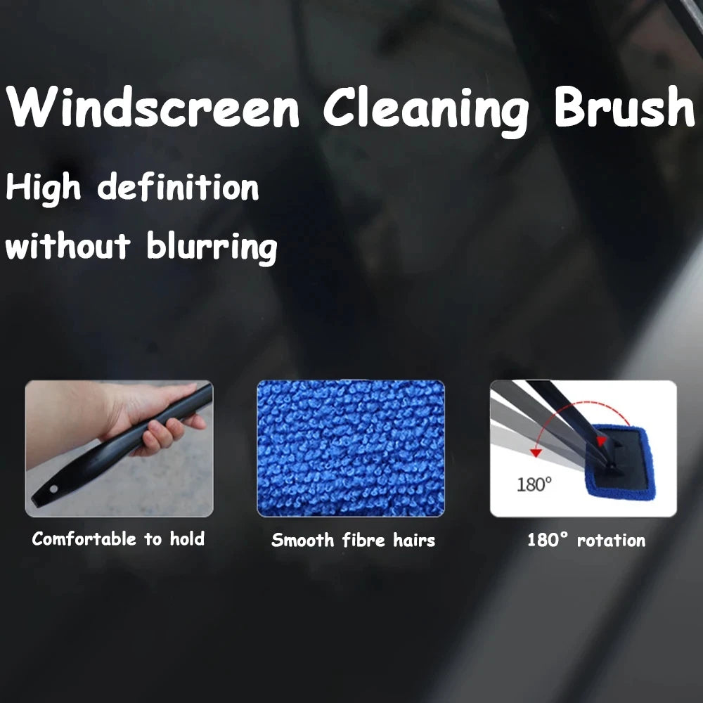 Car Windshield Wiper Defogging Cleaning Brush Car Front Window Wiper Tool Cleaning Artifacts