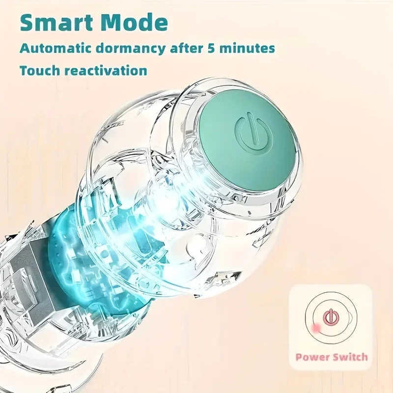 Power Ball Cat Toy, Interactive Cat Smart Ball Toy, Automatic Power Rolling Ball, Indoor Smart Pet Toy Ball with USB Charging