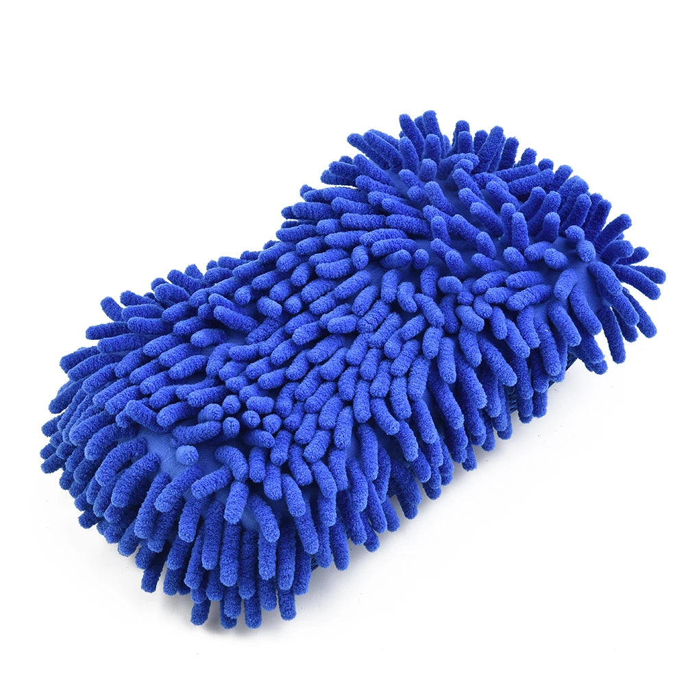 Car Cleaning Sponge Car Wash Care Washing Brush Pad Cleaning Tool Microfiber Polishing Dusting Scratch-free Washing Cars Floors