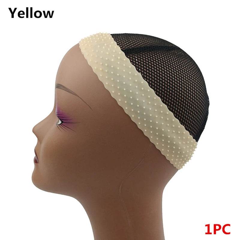 1PC Seamless Non Slip Wig Hair Band with Stretchy Nylon Wig Cap for Wig and Sport Yoga