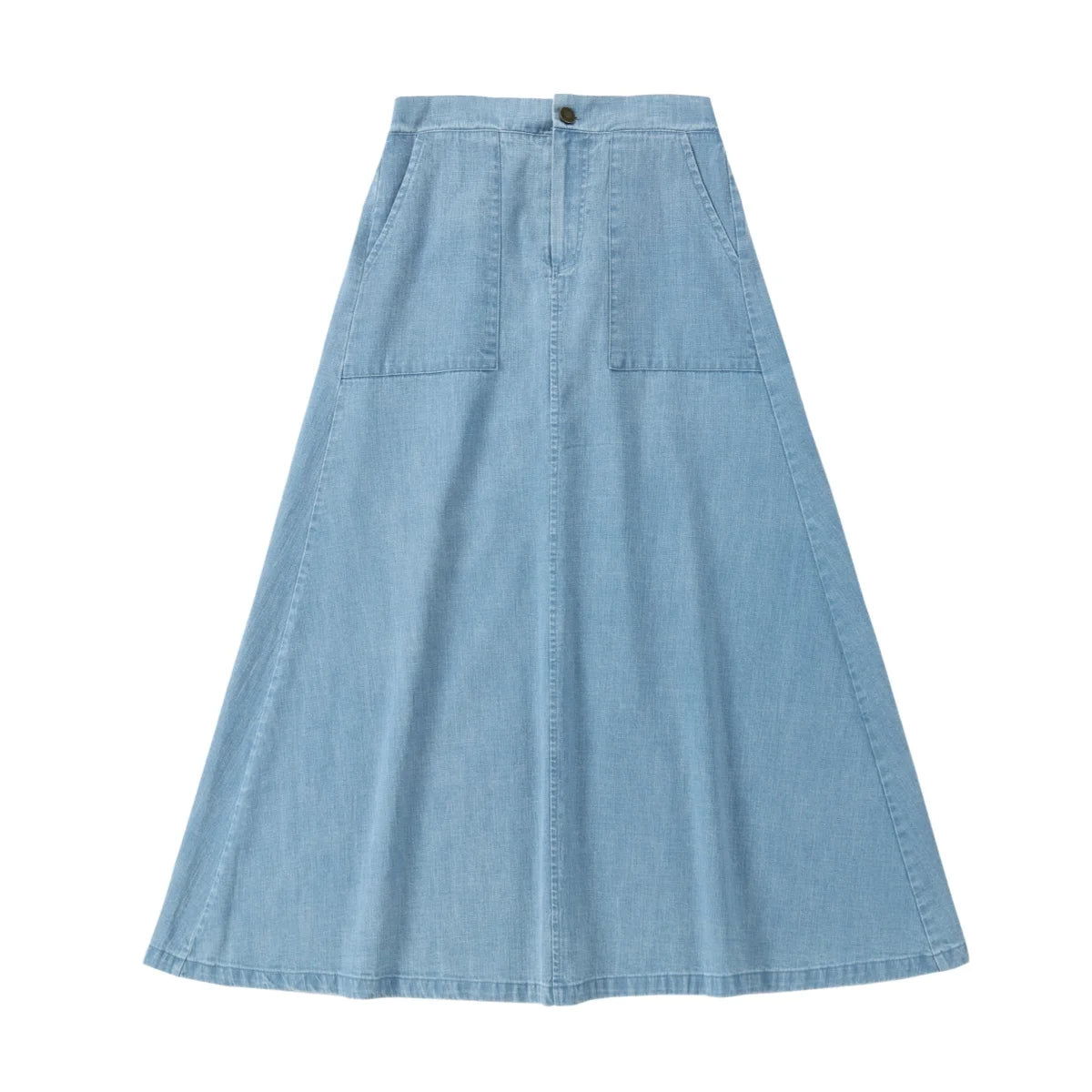 AP 2025 SS loose modal tee with colored denim jeans skirt teen girls women spring summer fashion jeans skirts loose tee