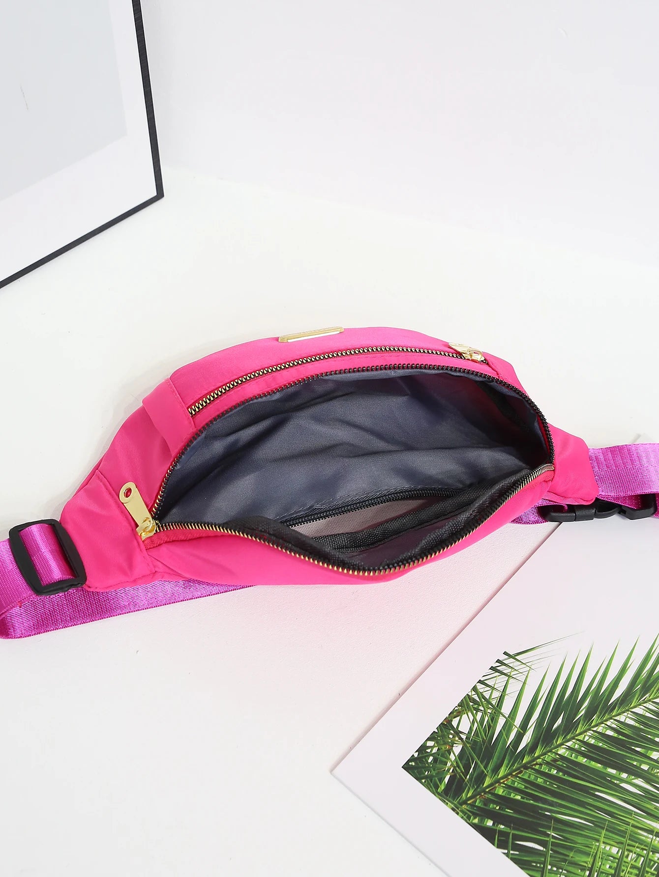 Women Sports Waist Bag Multi-Layer Fanny Pack Phone Essentials during Outdoor Activities Crossbody Purse Sports Chest Bag