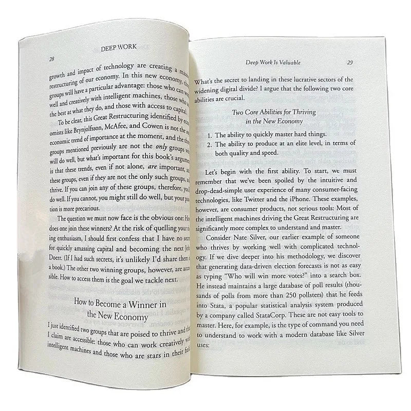 Deep Work English Book By Cal Newport Rules for Focused Success In A Distracted World Leadership & Motivation Books for Adult